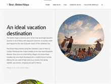 Tablet Screenshot of bestofrivieramaya.com